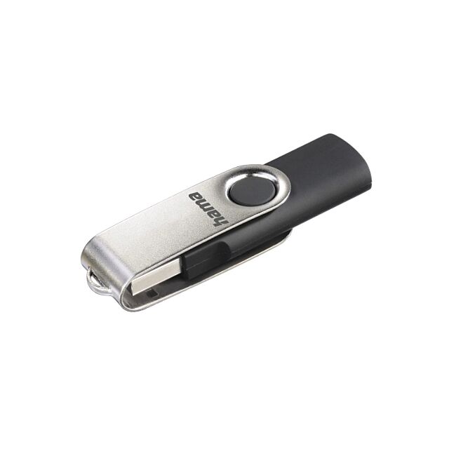 Hama 00108029 FLASHPEN ROTATE USB2.0 32GB BLK/SIL