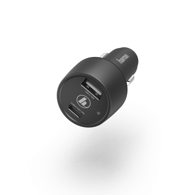 Hama 00183323 Car Charger With USB-C/Usb-A