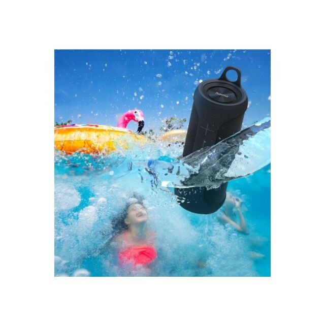 Hama 00188222 Twin 3.0 Bluetooth Loudspeaker, Ip67, 30W Music Power Black