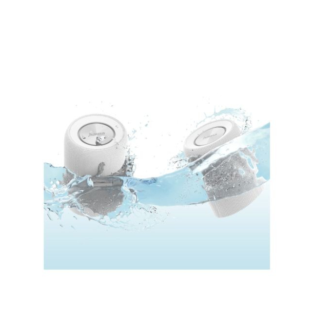 Hama 00188223 Twin Power True Wireless Stereo 30W Ip67 Bluetooth Speaker White