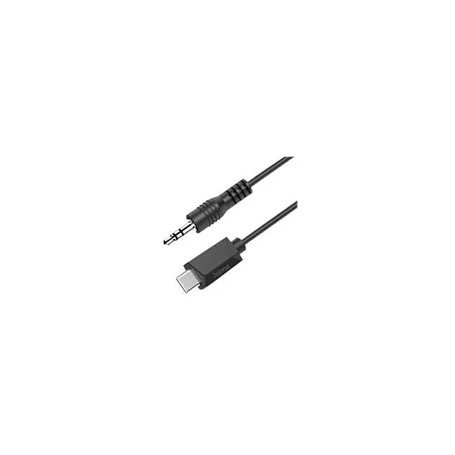 Hama 00200729 Audio 0.75M USB-C / 3.5Mm Cable Black