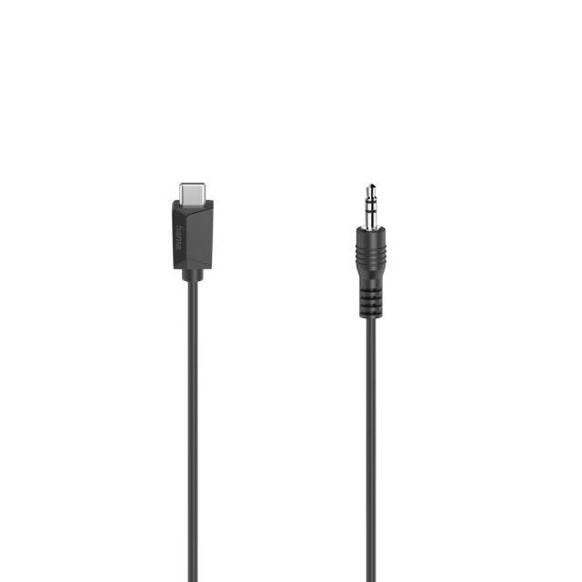 Hama 00200729 Audio 0.75M USB-C / 3.5Mm Cable Black