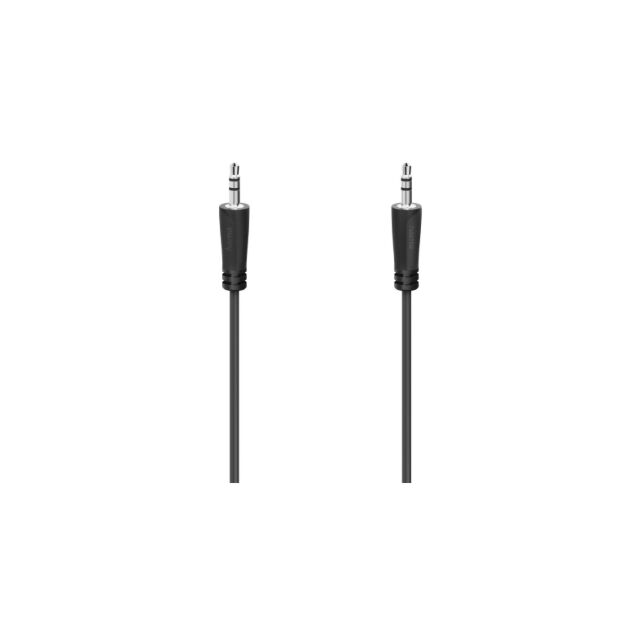 Hama 00205115 Audio Cable 3.5Mm To 3.5Mm Black