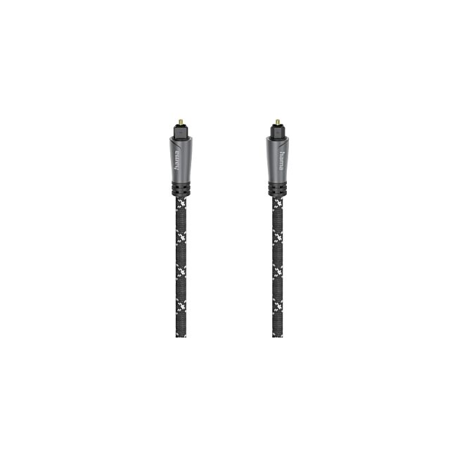 Hama 00205139 Audio Optical Fibre Cable Toslink 1.5M Black