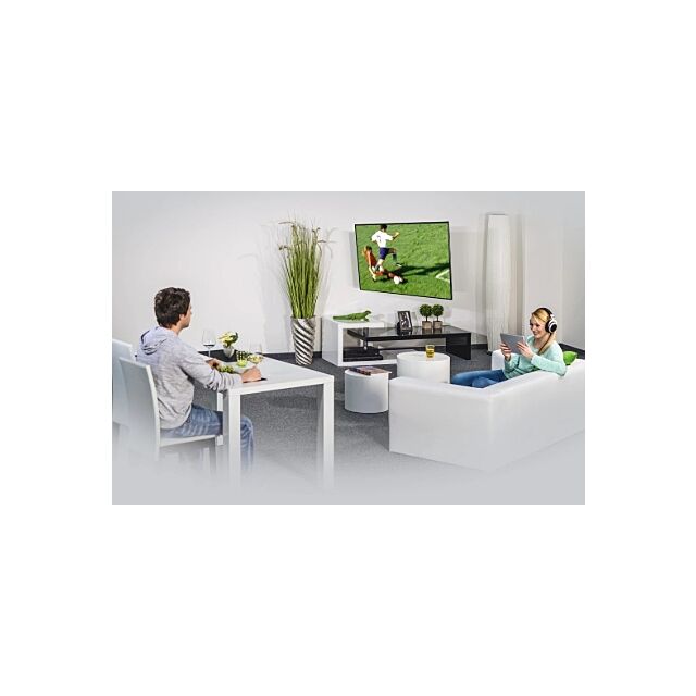 Hama 00220822 Full Motion TV Wall Bracket 19inch- 48inch Black