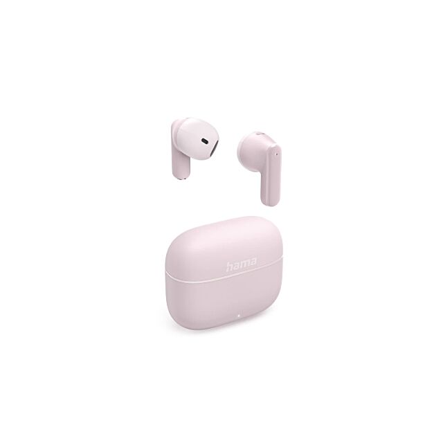 Hama 00221755 Bluetooth True Wireless Earbuds With Microphone Pink