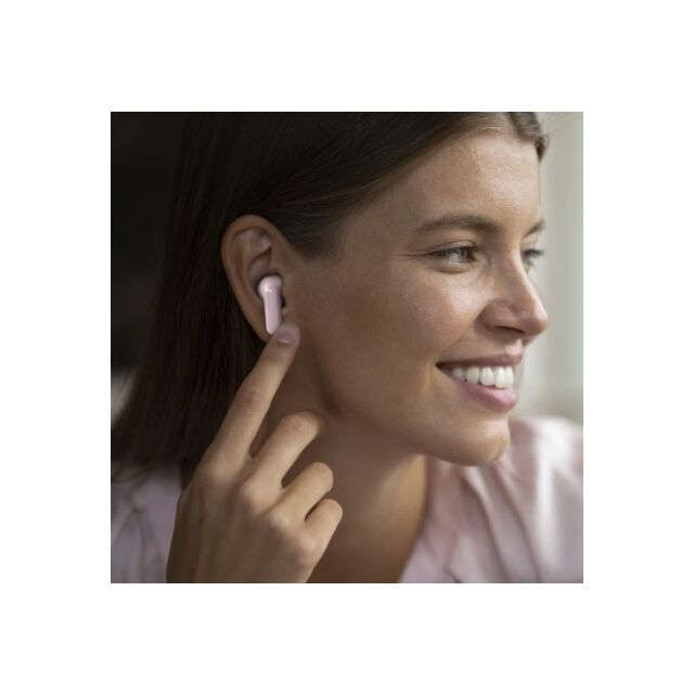 Hama 00221755 Bluetooth True Wireless Earbuds With Microphone Pink