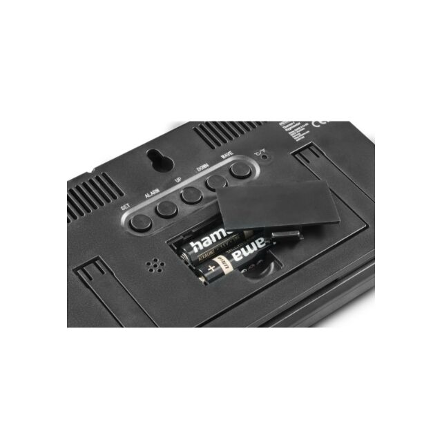 Hama 00222232 Thermo-/Hygrometer Dcf Radio Clock Black