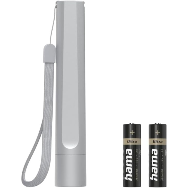 Hama 00228601 Led Flashlight 120 Lumens Grey