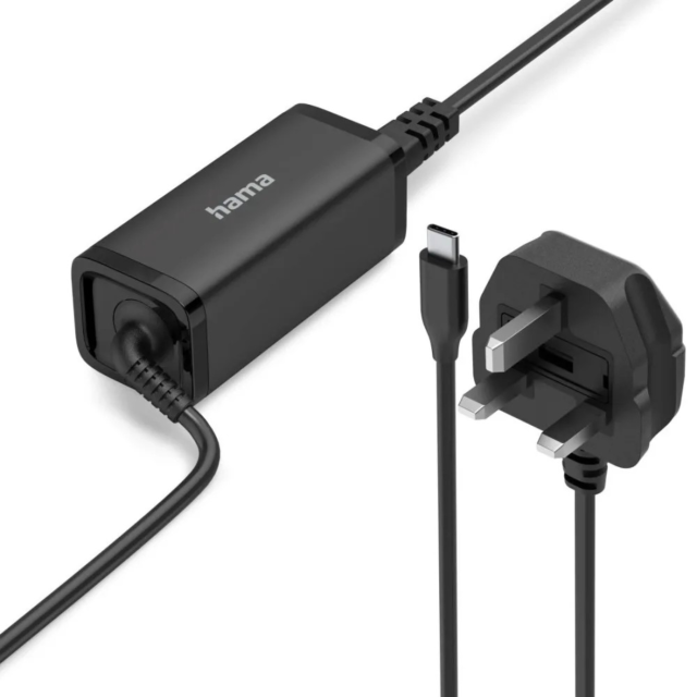 Hama 73200023 Power Adapter/Inverter USB-C Indoor 65W Black