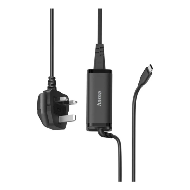 Hama 73200023 Power Adapter/Inverter USB-C Indoor 65W Black