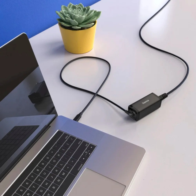 Hama 73200023 Power Adapter/Inverter USB-C Indoor 65W Black