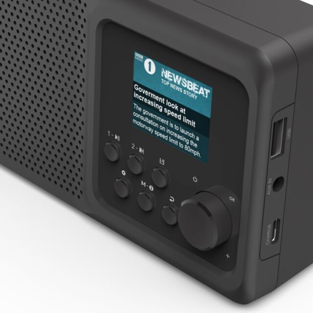 Hama DR5BT Dr5bt Small Dab+ Radio Bluetooth 1.7inch Display 00054255