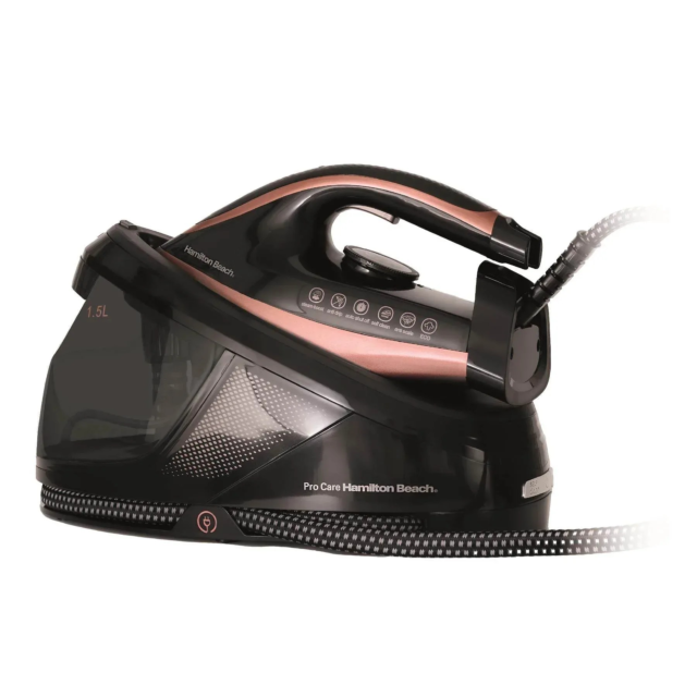 HAMILTON BEACH HB268SGBG Pro Care Steam Generator Iron 3100W Black - Rose Gold