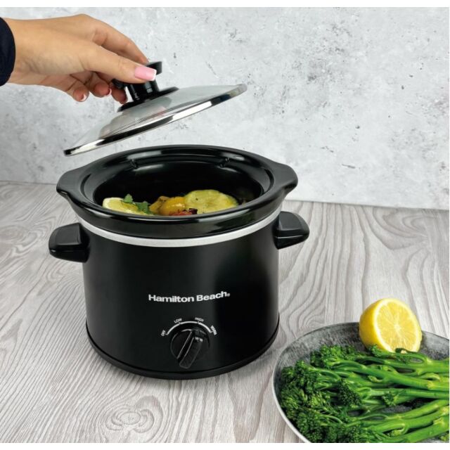 HAMILTON BEACH HBSC020B The Mighty Mini 1.8L Slow Cooker Black