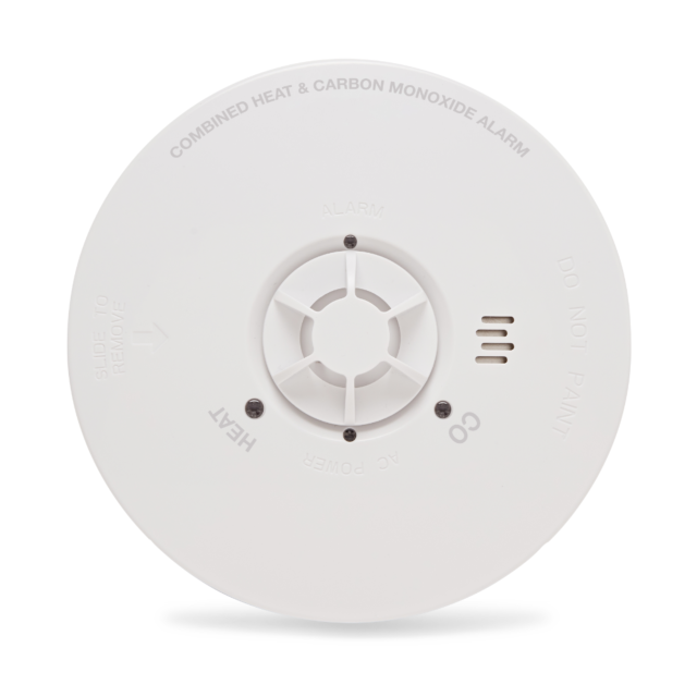 Hispec HSSA/HCO/10H Heat & Carbon Monoxide Alarm, Retrofit Solution, (Head Only) White