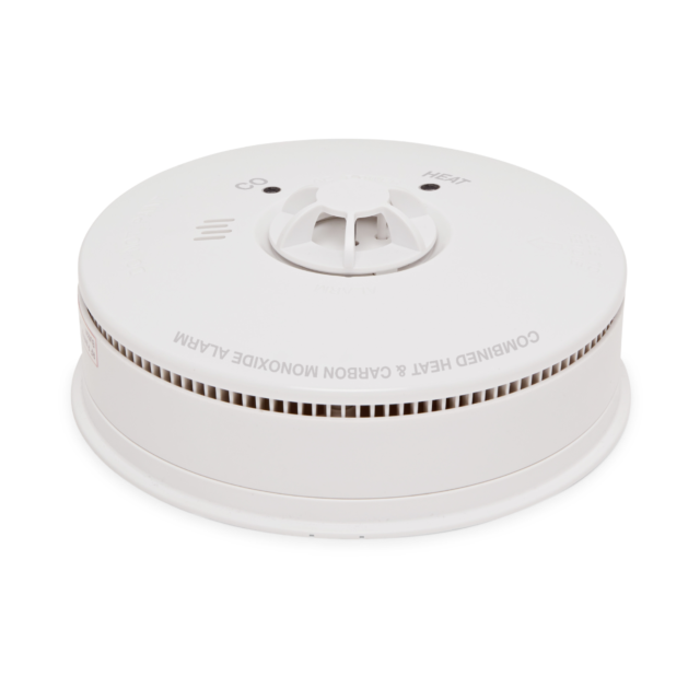 Hispec HSSA/HCO/10H Heat & Carbon Monoxide Alarm, Retrofit Solution, (Head Only) White