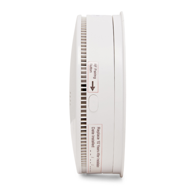 Hispec HSSA/HCO/10H Heat & Carbon Monoxide Alarm, Retrofit Solution, (Head Only) White