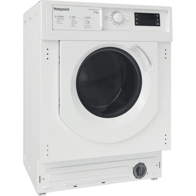 Hotpoint BIWDHG75148UKN Integrated Washer Dryer White