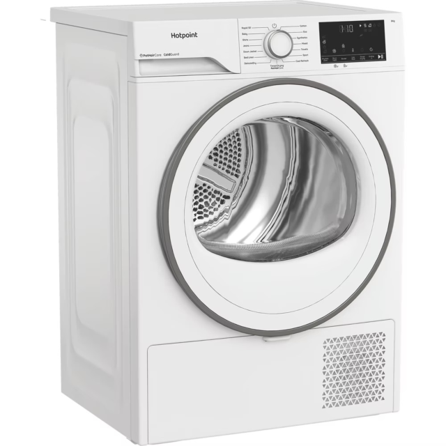 Hotpoint CHSD83MWWUK Heat Pump Tumble Dryer: Freestanding, 8,0Kg White