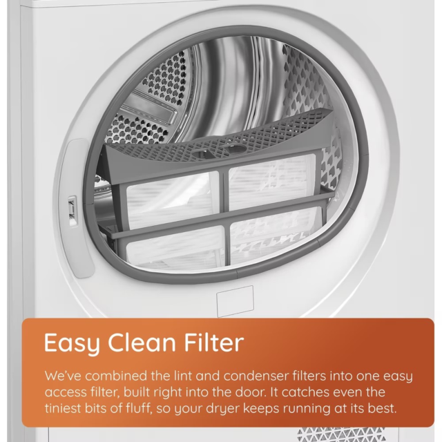 Hotpoint CHSD83MWWUK Heat Pump Tumble Dryer: Freestanding, 8,0Kg White