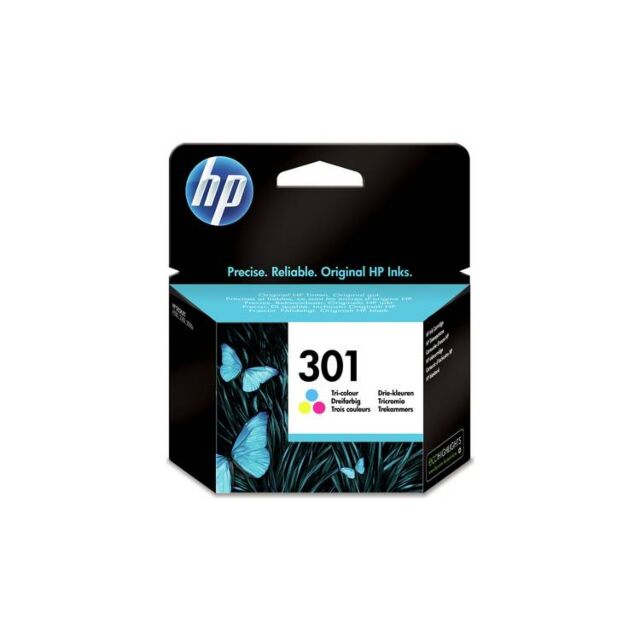 Hp Ch562eeuus 301 Tri Colour Ink Multipack