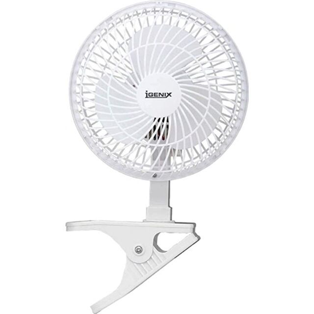Igenix DF0006 6 Inch Clip Fan White