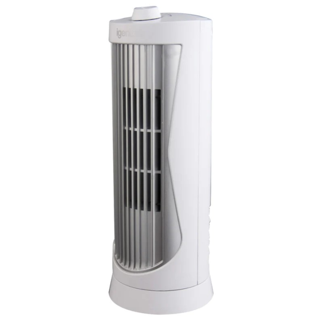 Igenix DF0020WH 12 Inch Mini Tower Fan, 2 Speed White