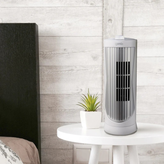 Igenix DF0020WH 12 Inch Mini Tower Fan, 2 Speed White