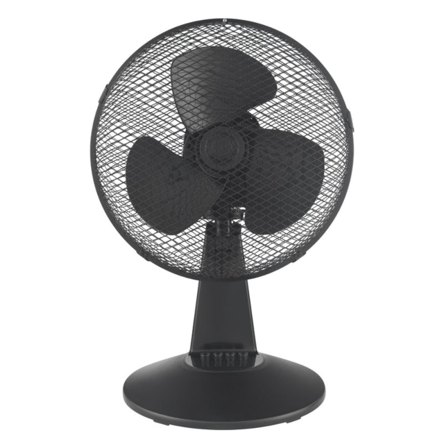 Igenix DF1210BL 12 Inch Desk Fan With 3 Speed Settings Black