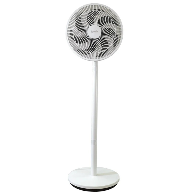 Igenix IGFP012W 12 Inch 7 Bladed Pedestal Fan White