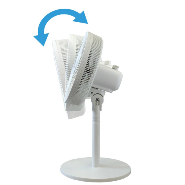 Igenix IGFP012W 12 Inch 7 Bladed Pedestal Fan White