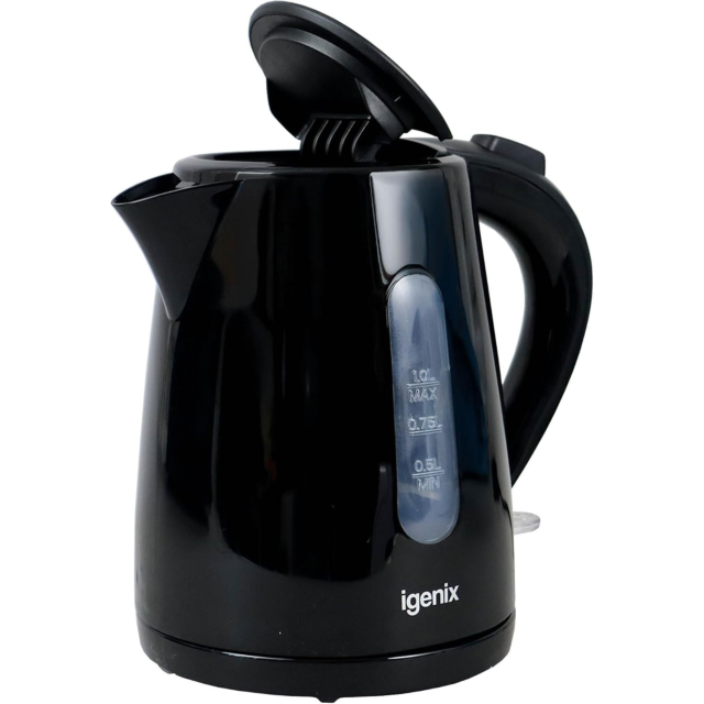 Igenix IGK11022B 1L 2200W Jug Kettle Black
