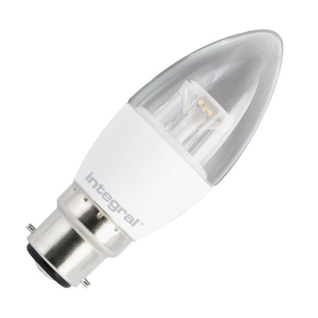 Integral 82-92-57 Candle Led 6.5W Clear Bc 
