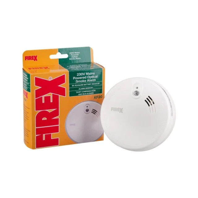 Kidde KF10 Mains Powered Smoke Alarm White