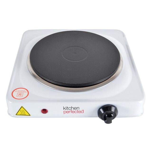 Lloytron E4102WH 1500W Single Hotplate White