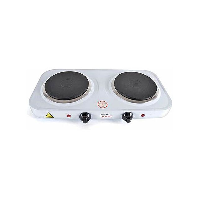 Lloytron E4202WH 2000W Double Hot Plate 