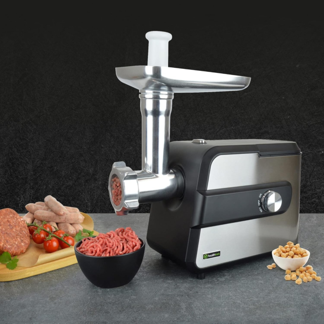 Lloytron K3321 Health Kick Meat Grinder/Mincer Black-Silver