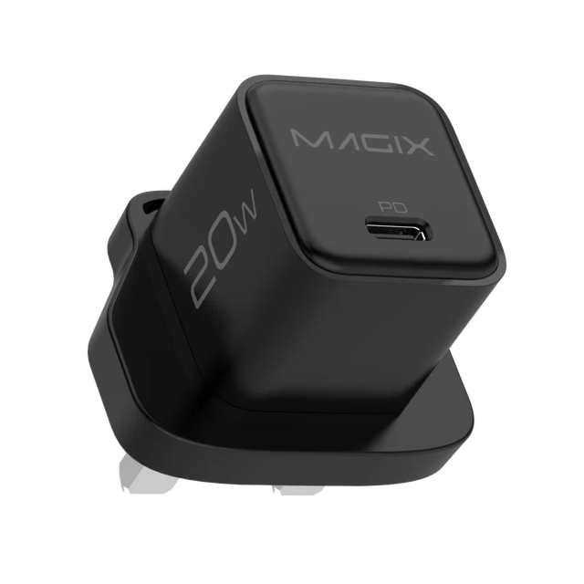 Magix MGXB232XB 20W Power Adaptor - USB Type-C (Pd) Black