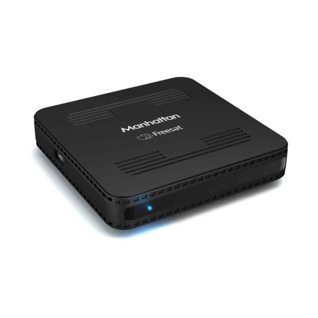 Manhattan SX SATELLITE TV BOX Freesat Satellite TV Box Black