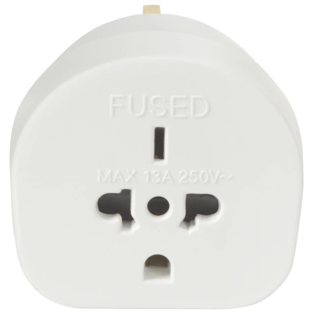 Mercury 429.832UK World To Uk Travel Adaptor White