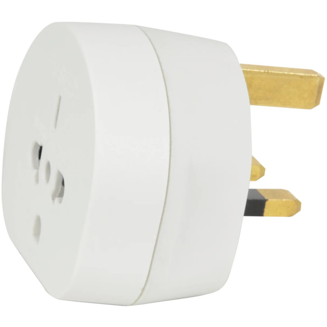 Mercury 429.832UK World To Uk Travel Adaptor White
