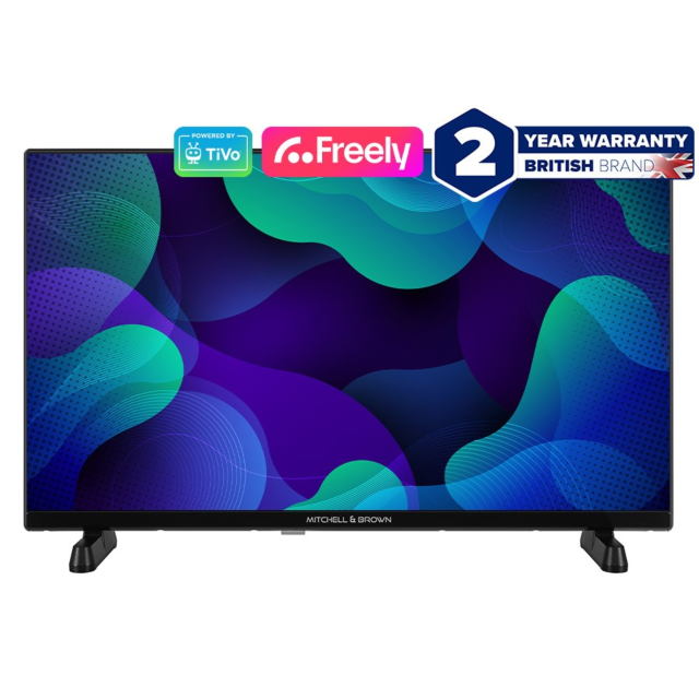 Mitchell + Brown JB-32DU1811 32inch HD Ready Smart TV Powered By TiVo - Freely Black