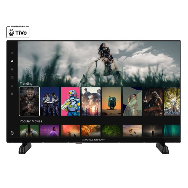 Mitchell + Brown JB-32DU1811 32inch HD Ready Smart TV Powered By TiVo - Freely Black
