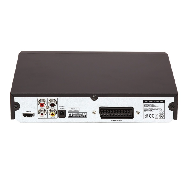 Mitchell + Brown JB-DVD1811 DVD Player - HDMI And Scart Black