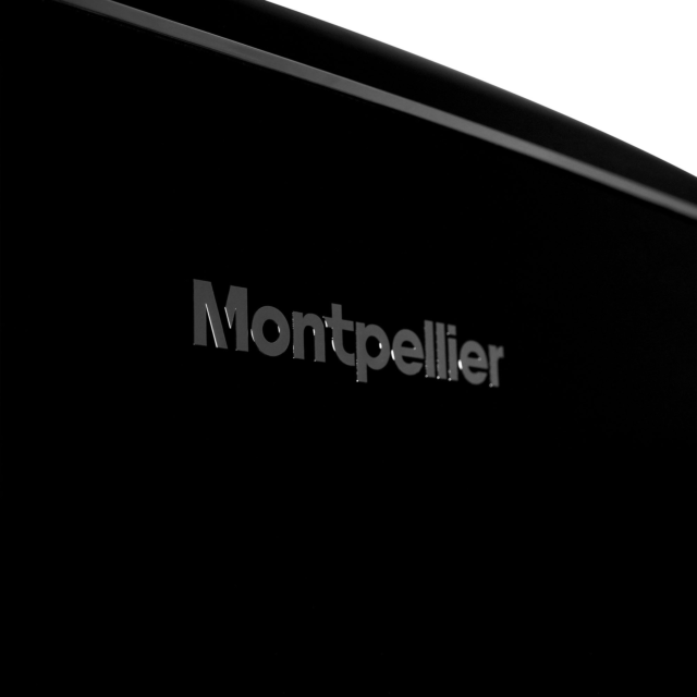 Montpellier MAB2035EK Undercounter Retro Fridge Freezer Black