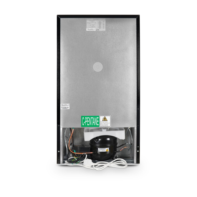 Montpellier MAB2035EK Undercounter Retro Fridge Freezer Black