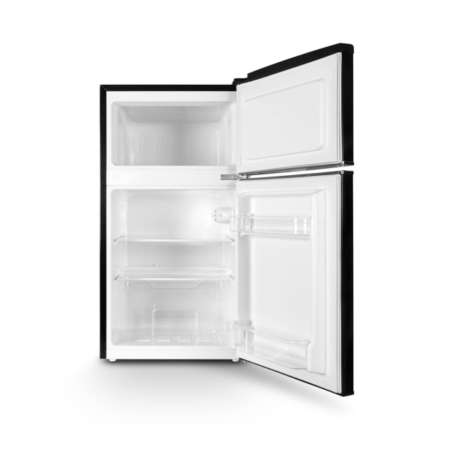 Montpellier MAB2035EK Undercounter Retro Fridge Freezer Black