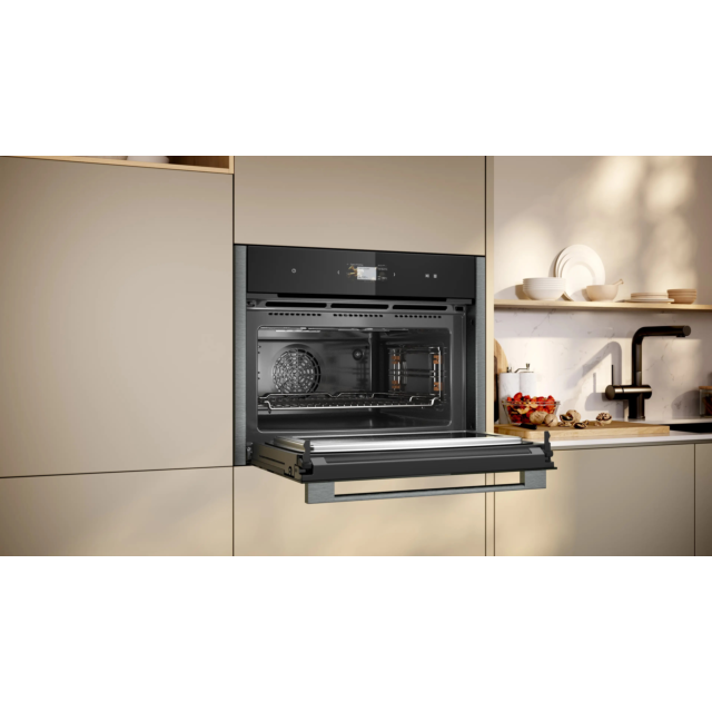 Neff C24MS71G0B, Built-in compact oven with microwave function