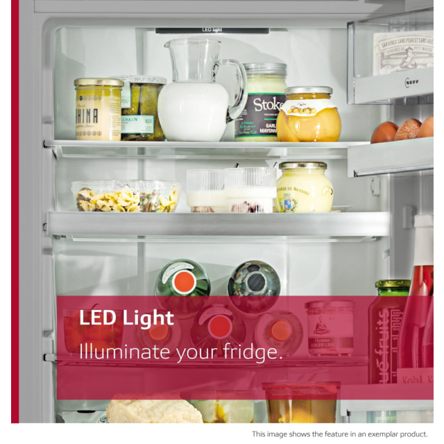 Neff KU1212FE0G N 50, Built-Under Fridge, 82 X 59.8 Cm, Flat Hinge White